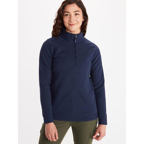 Marmot Fleece Navy NZ - Rocklin Jackets Womens NZ5472903